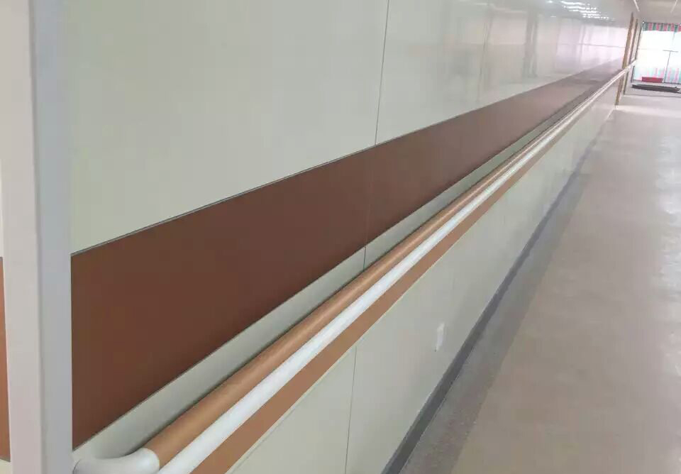 医院医用防撞扶手安装效果图